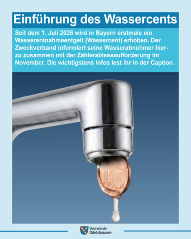 Bild zum Beitrag:Einführung des Wassercents in Wassercent in Bayern