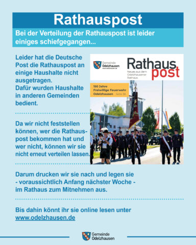 Bild zum Beitrag:Aktuelle Rathauspost